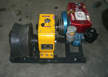 Extracteur de treuil de câble de moteur diesel de 5 tonnes avec le cabestan de câble de 400 diamètres pour la traction de câble métallique