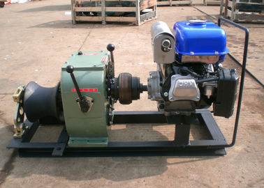 Grande vitesse extracteur de treuil de treuil actionné de moteur à essence de Yamaha de 3 tonnes pour la traction de câble
