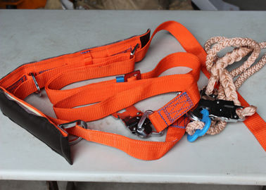 Pleine ceinture de sécurité de corps de haut polyester de ténacité avec la corde/lanière de sécurité