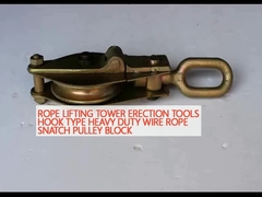 TORRE de levage de corde Outils d'érection type crochet de câble lourd