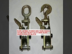 TORRE de levage de corde Outils d'érection type crochet de câble lourd