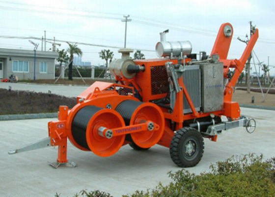 acheter Winch hydraulique de tirage de câble avec une capacité de 220KN, une vitesse infiniment variable et une protection automatique contre les débordements pour l'équipement de câblage online manufacture