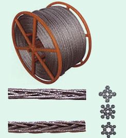 acheter Ligne aérienne anti-torsion fils de câble métallique de flexibilité élevée de la corde 12 de polit online manufacture