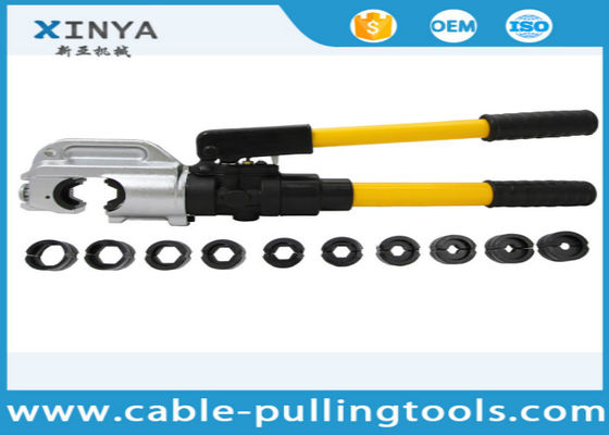acheter Pince à sertir hydraulique manuelle de 13 tonnes avec matrices hexagonales pour cosses de câbles en cuivre et aluminium de 10 à 400 mm² online manufacture