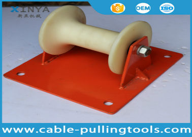 acheter Câble électrique de ligne droite tirant le rouleau avec la roue en nylon pour la pose souterraine de câble online manufacture