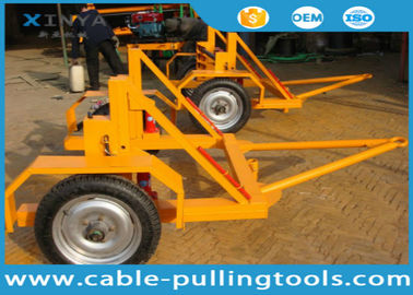 acheter Transporteur résistant d'enrouleur de câbles de 8 tonnes, remorque de tambour de câble avec la barre d'axe online manufacture