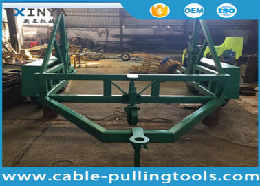 acheter Le câble souterrain de capacité de charge de 12 tonnes usine le transporteur de tambour de câble avec la peinture de jet de préparation de surface online manufacture