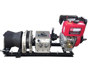 acheter Câble diesel de treuil de câble métallique tirant la capacité de machine 50KN vitesse rapide de 5 tonnes online manufacture