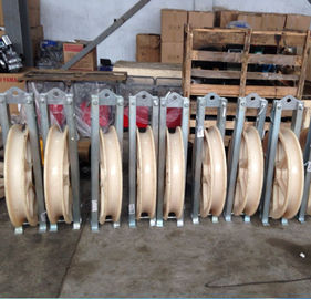 acheter La ligne construction de base de câble optique de fibre usine le grand diamètre φ660x100mm ficelant des blocs de poulie online manufacture