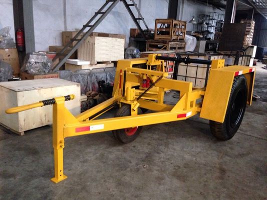 acheter Trailers à tambour de câble lourds de 5 tonnes avec double système de freinage pour la manutention des câbles souterrains online manufacture