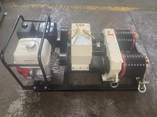 acheter 13HP Honda Gasoline Cable Winch Puller with 26m/min Lift Speed and 10m Maximum Lifting Height online manufacture