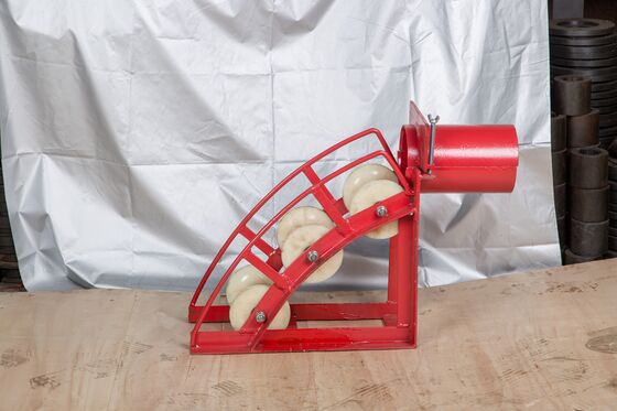 acheter Rouleau d'entrée de câble de la série B Structure en acier durable et lourd avec rouleaux en nylon/aluminium de haute résistance pour l'installation électrique souterraine online manufacture