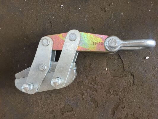 acheter Grip de câble lourd pour fil d'acier antiroulement de 11 à 15 mm avec charge nominale de 50 à 200 KN et construction en acier inoxydable durable online manufacture