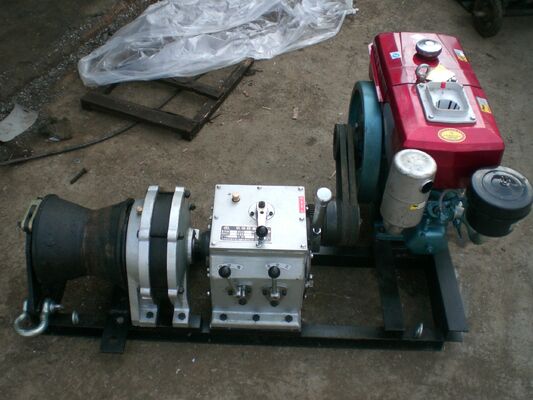 acheter 5-Ton Capacity Diesel Engine Powered Capstan Winch for High-Speed Cable Pulling and Lifting online manufacture