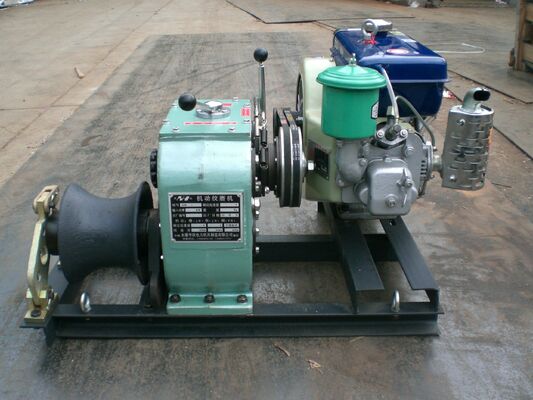 acheter Treuil à cabestan 3T à moteur diesel pour tirer le câble | Machine de levage de fil à haute efficacité 4HP online manufacture
