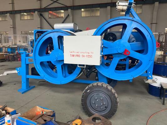 acheter Tendeur de conducteur hydraulique 40KN avec conception à 5 rainures pour un tirage de câbles efficace online manufacture