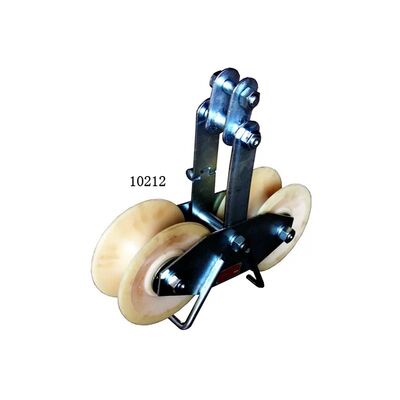 acheter Double Sheave Stringing Block with 25 KN Rated Load and MC Nylon or Aluminum Sheaves for Smooth Ball-Bearing Operation online manufacture