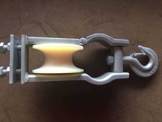 acheter Poulie de câblage universelle à bras croisé avec conception de style crocheté et taille de roue de 120x58 mm pour la câblage des lignes de transmission online manufacture