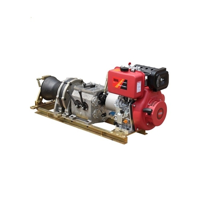 acheter 5 Ton Diesel Engine Capstan Winch pour la traction de câble online manufacture
