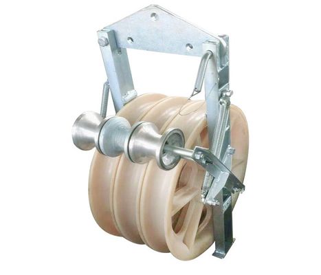 acheter La ligne de transmission usine le conducteur Stringing Block Pulley avec fondre des roues online manufacture