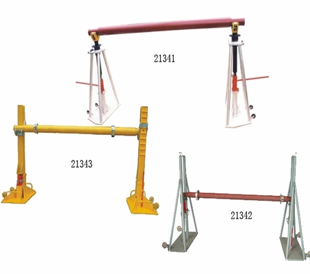 acheter 20 Ton Cable Drum Stand With Jack In Line Construction de levage hydraulique online manufacture