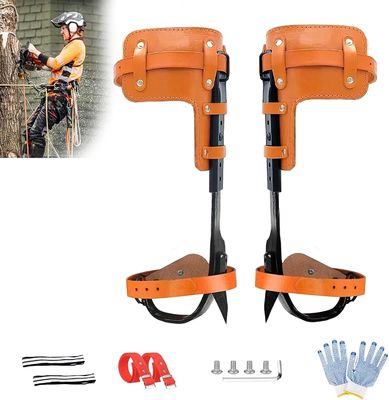 Améliorez les pointes d'escalade en poteaux en cuir de manière ergonomique
