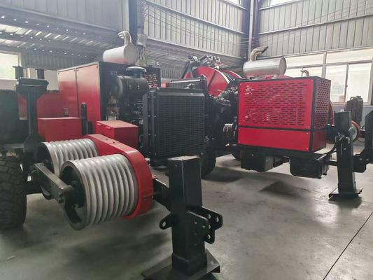 SA-YQ60 60KN Tireur de câbles hydrauliques avec moteur diesel pour conducteur de chaîne