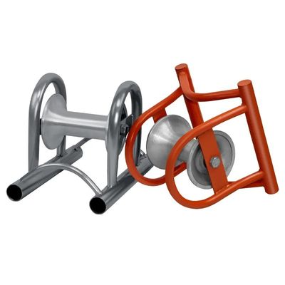 Guide de pose de câble unique souterrain Roller aluminium roue en nylon Manhole Roller câble
