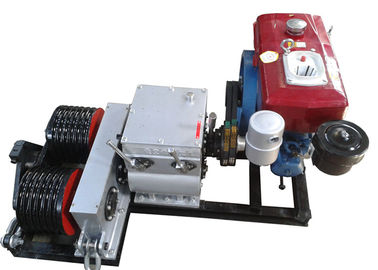 Extracteur de treuil de câble treuil actionné de tambour de moteur diesel de 5 tonnes double
