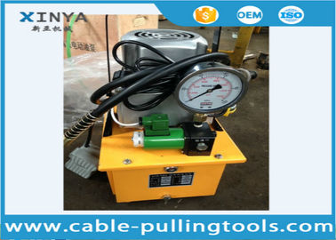 220V LIGNE DE TRANSMISSION Outils à cordes haute pression pompe électrique hydraulique 700BAR, 1000PSI pour alimentation électrique