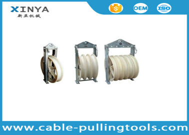 ligne de transmission en nylon de MC de diamètre de 916mm ficelant le bloc de poulie avec 5 roues