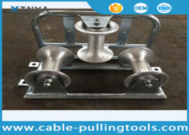 Rouleau faisant le coin triple résistant en aluminium galvanisé de câble, charge évaluée 10KN