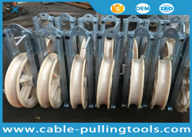 Le ficelage du câble optique de fibre de blocs de poulie usine l'OIN de φ660x100mm passée