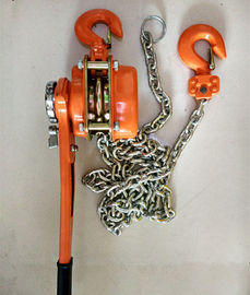 Capacité 6 diamètre à chaînes de levage 10mm de la taille 1.5m de construction de tonne d'outils de grue de base de levier
