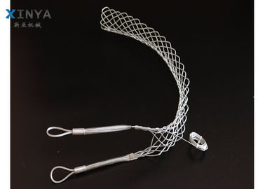 Doubles côtés traînant la chaussette de maille de câble de chaussette de tirage de type et d'enveloppe