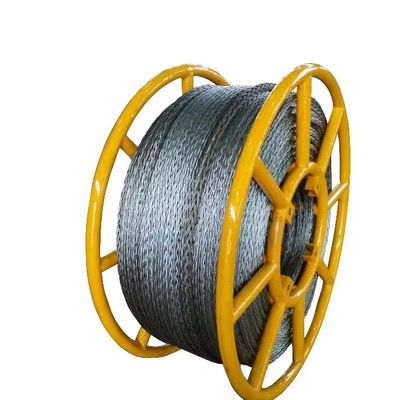Corde en acier à haute résistance anti-torsion de 20 mm pour câblage de tension des lignes de transmission